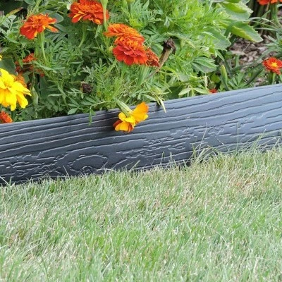 Best deal π 5" x 40' Terrace Board Lawn & Garden Edging Black With 10 stakes - Black - Master Mark Plastics π 4 Best deal π 5" x 40' Terrace Board Lawn & Garden Edging Black With 10 stakes - Black - Master Mark Plastics π - Image 2