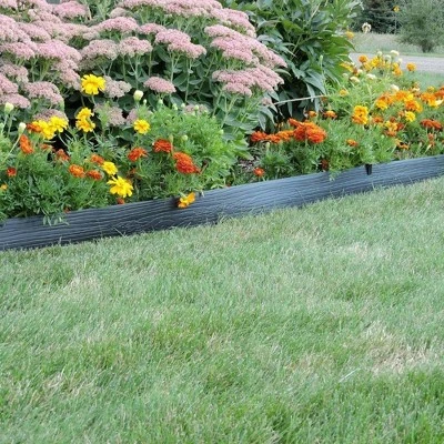 Best deal π 5" x 40' Terrace Board Lawn & Garden Edging Black With 10 stakes - Black - Master Mark Plastics π 5 Best deal π 5" x 40' Terrace Board Lawn & Garden Edging Black With 10 stakes - Black - Master Mark Plastics π - Image 3