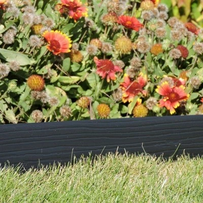 Best deal π 5" x 40' Terrace Board Lawn & Garden Edging Black With 10 stakes - Black - Master Mark Plastics π 6 Best deal π 5" x 40' Terrace Board Lawn & Garden Edging Black With 10 stakes - Black - Master Mark Plastics π - Image 4