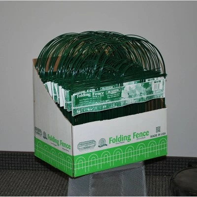 Hot Sale π₯° 18" x 7.5' Steel Folding Wire Border Fence - Glamos White π 3 Hot Sale π₯° 18" x 7.5' Steel Folding Wire Border Fence - Glamos White π