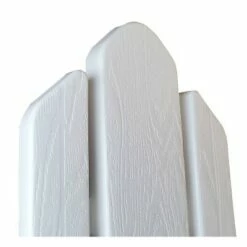 Discount π 22' Dackers Lawn Border Adirondack Style Flexible Fencing, 22" Sections, 12 Pc - White - Emsco π