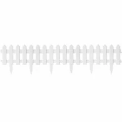 Coupon 👍 Gardenised Decorative Garden Ornamental Edging Border Lawn Picket Fence Landscape Path Panels, Pack of 6 😉 -Garden Decor Shop unnamed file 8840