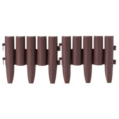 New π Gardenised Decorative Interlocking Half Log Lawn Edging Garden Ornamental Fence Border, Pack of 8 β€οΈ 10 New π Gardenised Decorative Interlocking Half Log Lawn Edging Garden Ornamental Fence Border, Pack of 8 β€οΈ - Image 8