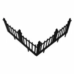 Wholesale 🤩 15.5" Deluxe Wrought Iron Fence Border - 10 Pc - Black - Emsco 🥰 -Garden Decor Shop unnamed file 8872