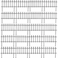 Wholesale β€οΈ Sunnydaze Decor Sunnydaze Outdoor Lawn and Garden Metal Roman Style Decorative Border Fence Panel Set - 36' - Black - 20pk π₯° 9 Wholesale β€οΈ Sunnydaze Decor Sunnydaze Outdoor Lawn and Garden Metal Roman Style Decorative Border Fence Panel Set - 36' - Black - 20pk π₯° -Garden Decor Shop unnamed file 8897