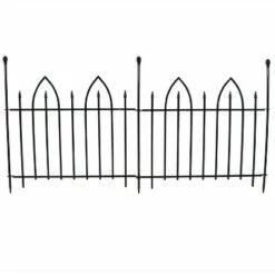 Discount β¨ Sunnydaze Decor Sunnydaze Outdoor Lawn and Garden Metal Gothic Arch Style Decorative Border Fence Panel Set - 6' - Black - 2pk π 8 Discount β¨ Sunnydaze Decor Sunnydaze Outdoor Lawn and Garden Metal Gothic Arch Style Decorative Border Fence Panel Set - 6' - Black - 2pk π -Garden Decor Shop unnamed file 8900