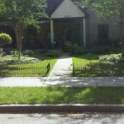 Buy 🔔 Sunnydaze Decor Sunnydaze Outdoor Lawn and Garden Metal Roman Style Decorative Border Fence Panel Set - 9' - Black - 5pk 🤩 -Garden Decor Shop unnamed file 8904