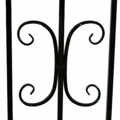 New 🎁 Sunnydaze Decor Sunnydaze Outdoor Lawn and Garden Metal Finial Topped Decorative Border Fence Panel Set - 8' - Black - 2pk ✨ -Garden Decor Shop unnamed file 8909