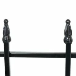 Hot Sale 🎉 Sunnydaze Decor Sunnydaze Outdoor Lawn and Garden Metal Cambridge Style Decorative Border Fence Panel Set - 10' - Black - 5pk 🧨 -Garden Decor Shop unnamed file 8922