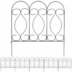 Promo π― Sunnydaze Decor Sunnydaze Outdoor Lawn and Garden Metal Traditional Style Decorative Border Fence Panel Set - 10' - Black - 5pk β€οΈ 7 Promo π― Sunnydaze Decor Sunnydaze Outdoor Lawn and Garden Metal Traditional Style Decorative Border Fence Panel Set - 10' - Black - 5pk β€οΈ -Garden Decor Shop unnamed file 8953