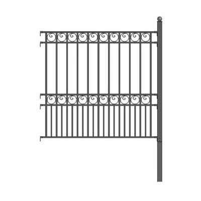 Best Sale π ALEKO Paris Style DIY Iron Wrought Steel Fence 5.5' X 5' High Quality Ornamental Fence π 2 Best Sale π ALEKO Paris Style DIY Iron Wrought Steel Fence 5.5' X 5' High Quality Ornamental Fence π