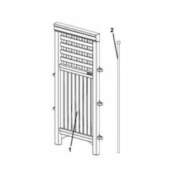 Brand new π Suncast FS4423T Outdoor Garden Yard 4 Panel Screen Enclosure Gated Fence, Taupe βοΈ