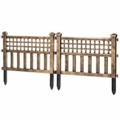 New ✔️ Gardenised Plastic Outdoor Decor Garden Flower Edger Fence, Border, Set of 4 Panels ✔️ -Garden Decor Shop unnamed file 8996