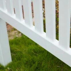 Budget ✨ Gardenised Outdoor Vinyl Corner Edge Gate for Garden Lawn Fence Yard Border, White 🤩 -Garden Decor Shop unnamed file 9020