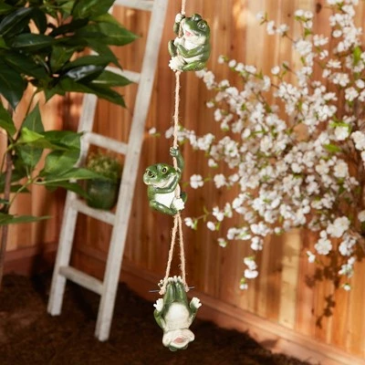 Best Sale π Zingz & Thingz Zingz & Thingz 30.25" Polyresin Frolicking Frogs Hanging Décor π€© 10 Best Sale π Zingz & Thingz Zingz & Thingz 30.25" Polyresin Frolicking Frogs Hanging Décor π€© - Image 8