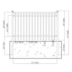 Outlet π ALEKO Nice Style Self Unassembled Steel Fence, 6' x 4' Black β€οΈ 8 Outlet π ALEKO Nice Style Self Unassembled Steel Fence, 6' x 4' Black β€οΈ -Garden Decor Shop unnamed file 9076