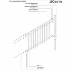 Outlet π ALEKO Nice Style Self Unassembled Steel Fence, 6' x 4' Black β€οΈ 9 Outlet π ALEKO Nice Style Self Unassembled Steel Fence, 6' x 4' Black β€οΈ -Garden Decor Shop unnamed file 9077