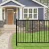 Buy ⌛ ALEKO Lyon Style Unassembled Steel Fence, 8' x 5' Black 😉 -Garden Decor Shop unnamed file 9078