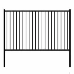 Buy ⌛ ALEKO Lyon Style Unassembled Steel Fence, 8' x 5' Black 😉 -Garden Decor Shop unnamed file 9080