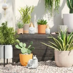 Brand new 🤩 Smith & Hawken 8" Concrete Garden Gnome Gray - Smith & Hawken™ 🥰