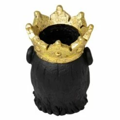 Best Pirce 😉 Resin Gorilla with Crown Figurine - Sagebrook Home Black 😉 -Garden Decor Shop unnamed file 9115