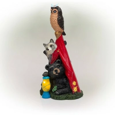 Promo π Alpine Corporation Alpine 18" Solar Camping Nature Pals Resin Statue with LED Lights π 4 Promo π Alpine Corporation Alpine 18" Solar Camping Nature Pals Resin Statue with LED Lights π - Image 2