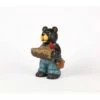 Discount ⌛ HI-LINE GIFT LTD 16" Polyresin Bear Holding a Birdbath with Cardinal Outdoor Statue Black - Hi-Line Gift 🥰