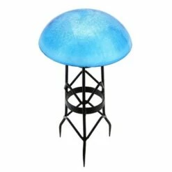 Budget 𧨠Iron Toad Stool Gazing Globe Ball Stand Graphite Powder π§₯ Coat Finish - ACHLA Designs π€©