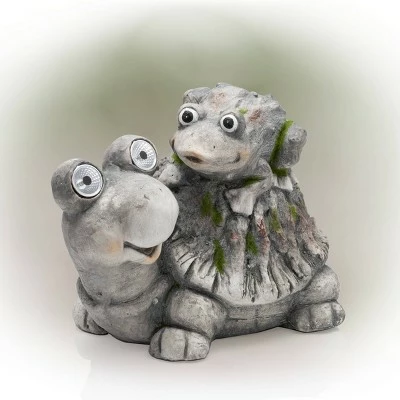 Wholesale β Alpine Corporation Alpine 11" Solar Turtles LED Light Magnesium Oxide Statue Brown π 5 Wholesale β Alpine Corporation Alpine 11" Solar Turtles LED Light Magnesium Oxide Statue Brown π - Image 3