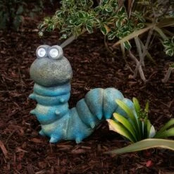 Brand new 😍 16" Solar Caterpillar Statue with LED Lights - Alpine Corporation 👏 -Garden Decor Shop unnamed file 9218
