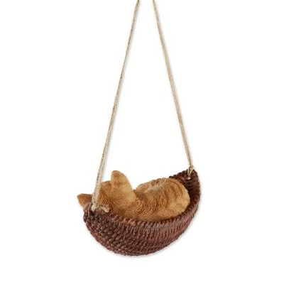 Buy ๐ Zingz & Thingz Zingz & Thingz 9.25" Polyresin Napping Cat on Hammock Garden Figurine Brown โค๏ธ 4 Buy ๐ Zingz & Thingz Zingz & Thingz 9.25" Polyresin Napping Cat on Hammock Garden Figurine Brown โค๏ธ - Image 2