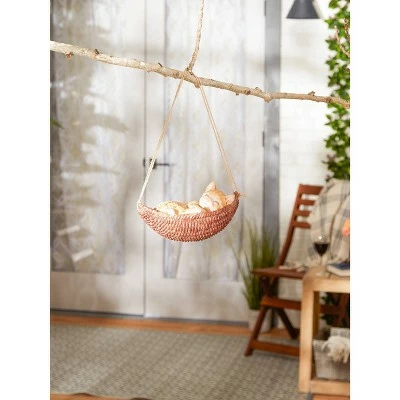 Buy ๐ Zingz & Thingz Zingz & Thingz 9.25" Polyresin Napping Cat on Hammock Garden Figurine Brown โค๏ธ 9 Buy ๐ Zingz & Thingz Zingz & Thingz 9.25" Polyresin Napping Cat on Hammock Garden Figurine Brown โค๏ธ - Image 7