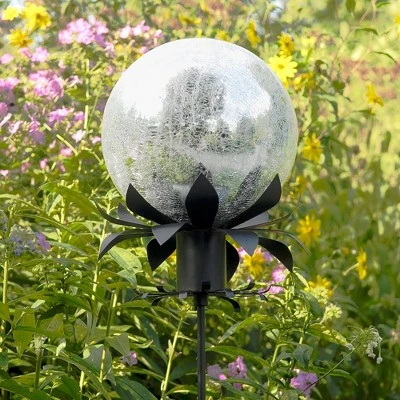Flash Sale β 43" Iron Petals Gazing Globe Ball Stand Black Powder π§₯ Coat Finish - ACHLA Designs π 3 Flash Sale β 43" Iron Petals Gazing Globe Ball Stand Black Powder π§₯ Coat Finish - ACHLA Designs π - Image 2