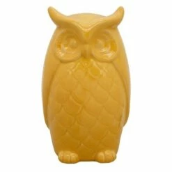 Outlet ✔️ 10" Owl Ceramic Decorative Figurine - Sagebrook Home Blue 👍 -Garden Decor Shop unnamed file 9281