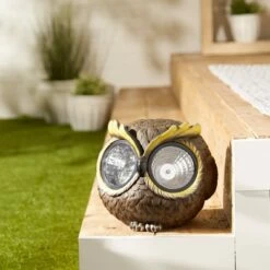 Discount 👍 Zingz & Thingz Zingz & Thingz 9.5" Polyresin Solar Owl Garden Figurine 🔥 -Garden Decor Shop unnamed file 9331