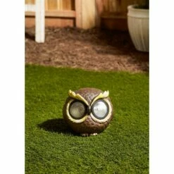 Discount 👍 Zingz & Thingz Zingz & Thingz 9.5" Polyresin Solar Owl Garden Figurine 🔥 -Garden Decor Shop unnamed file 9335