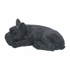 Wholesale π Sagebrook Home 7" Resin Laying Bulldog Outdoor Statue Gray β