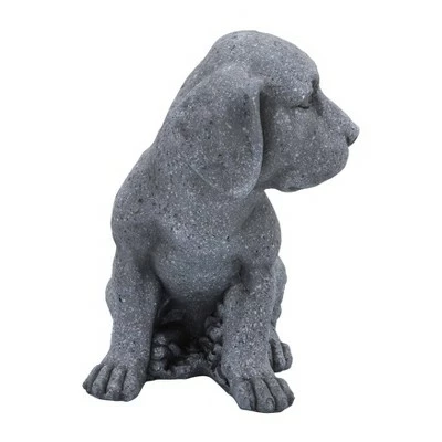 Outlet π₯ Sagebrook Home 14" Resin Sitting Puppy Outdoor Statue Light Gray π 3 Outlet π₯ Sagebrook Home 14" Resin Sitting Puppy Outdoor Statue Light Gray π - Image 3
