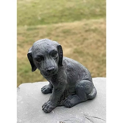 Outlet π₯ Sagebrook Home 14" Resin Sitting Puppy Outdoor Statue Light Gray π 4 Outlet π₯ Sagebrook Home 14" Resin Sitting Puppy Outdoor Statue Light Gray π - Image 4