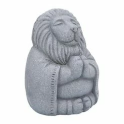 Top 10 ⌛ 14" Resin Yoga Animals Outdoor Figurine - Gray - Sagebrook Home 😉