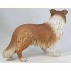 Buy ⌛ HI-LINE GIFT LTD 21.5" Polyresin Collie Statue Brown - Hi-Line Gift 👍 -Garden Decor Shop unnamed file 952