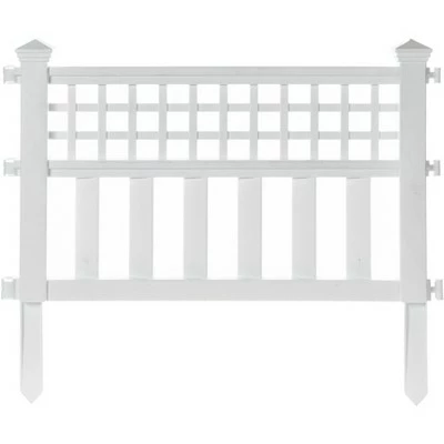 Deals 🤩 Gardenised Vinyl Wrought Iron- Look Garden Ornamental Edging, Lawn Picket Fence Landscape Panel Border, Flower Bed Barrier, One Piece ❤️ 15 Deals 🤩 Gardenised Vinyl Wrought Iron- Look Garden Ornamental Edging, Lawn Picket Fence Landscape Panel Border, Flower Bed Barrier, One Piece ❤️ - Image 13