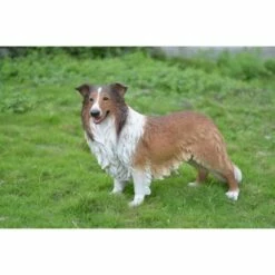Buy ⌛ HI-LINE GIFT LTD 21.5" Polyresin Collie Statue Brown - Hi-Line Gift 👍 -Garden Decor Shop unnamed file 953