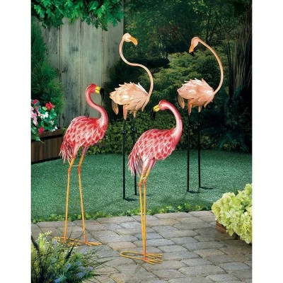 Coupon π₯ Zingz & Thingz Zingz & Thingz 33" Iron Standing Flamingo Looking Back Statue Bright Pink π 4 Coupon π₯ Zingz & Thingz Zingz & Thingz 33" Iron Standing Flamingo Looking Back Statue Bright Pink π - Image 2