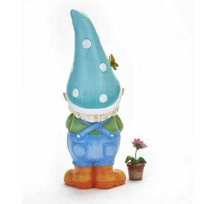 Cheapest π The Lakeside Collection Lakeside Gnorm the Garden Gnome Decorative Lawn Statue with Flower Pot 𧨠4 Cheapest π The Lakeside Collection Lakeside Gnorm the Garden Gnome Decorative Lawn Statue with Flower Pot 𧨠- Image 3