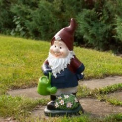 Coupon 🎉 Northlight 20" Gardener Gnome with Watering Can Outdoor Garden Statue ⌛
