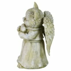 Hot Sale ⌛ 10.43" Resin Cat Angel Garden Statue Gray - Exhart 🎉 -Garden Decor Shop unnamed file 96