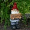 Flash Sale 🤩 Northlight 17" Gnome with Welcome Sign Outdoor Garden Statue 🔥 -Garden Decor Shop unnamed file 9603