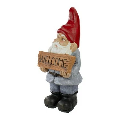 Flash Sale π€© Northlight 17" Gnome with Welcome Sign Outdoor Garden Statue π₯ 6 Flash Sale π€© Northlight 17" Gnome with Welcome Sign Outdoor Garden Statue π₯ - Image 4