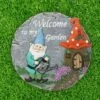 Best Pirce 👍 Welcome to My Garden Gnome Stone - Exhart ✨ -Garden Decor Shop unnamed file 9617